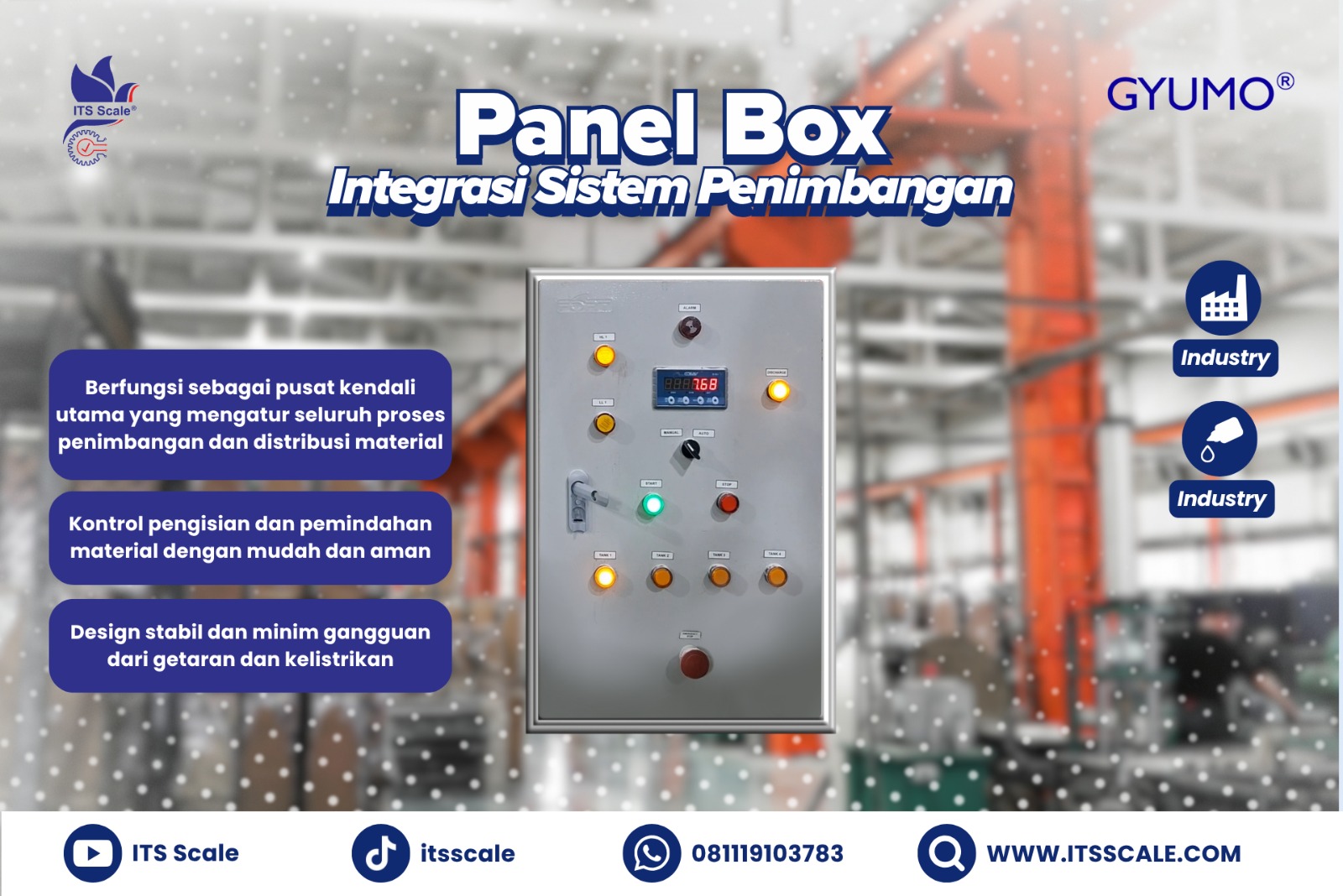 Panel Box Integrasi Sistem Penimbangan